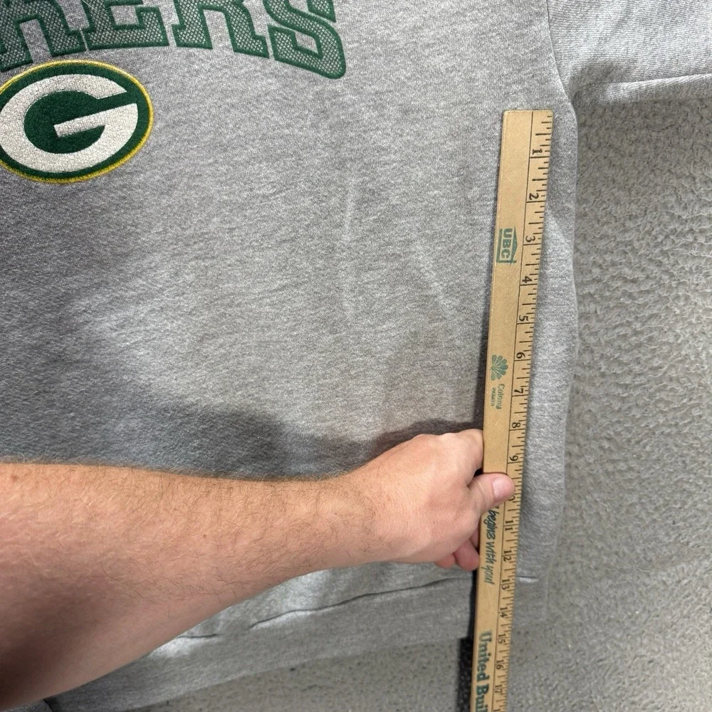 Vintage Green Bay Packers Sweatshirt Adult XL Gray Crewneck NFL Football Y2K‎